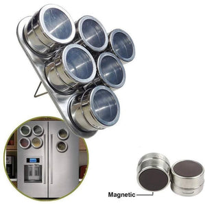 Magnetne posude za začine i stalak